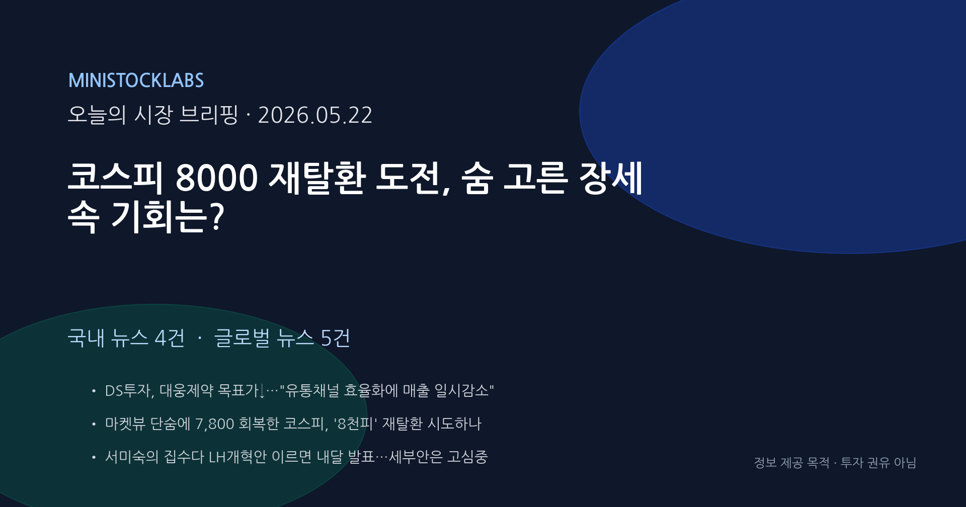 코스피 8000 재탈환 - 코스피 8000 재탈환 도전, 숨 고른 장세 속 기회는? 대표 이미지