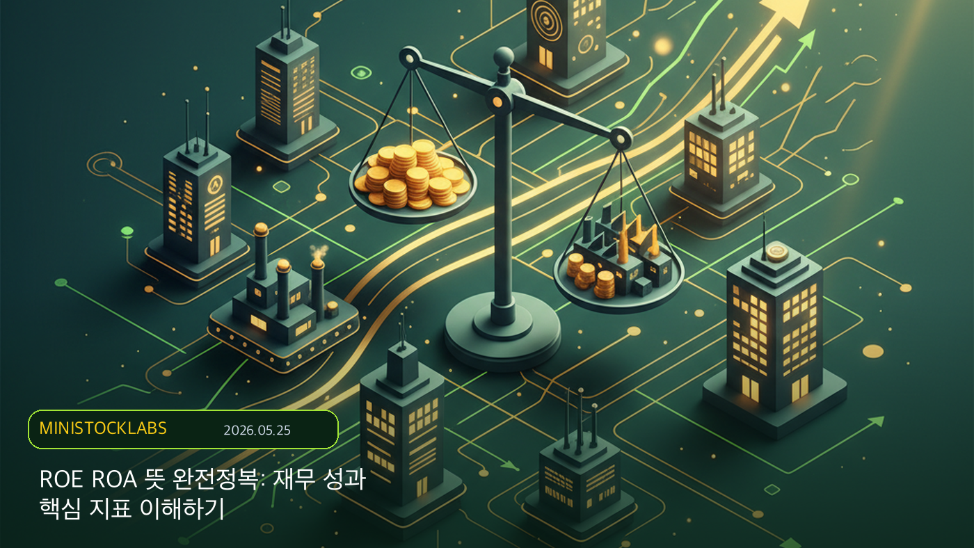 ROE ROA 자기자본이익률 - ROE ROA 재무 성과 지표 대표 이미지