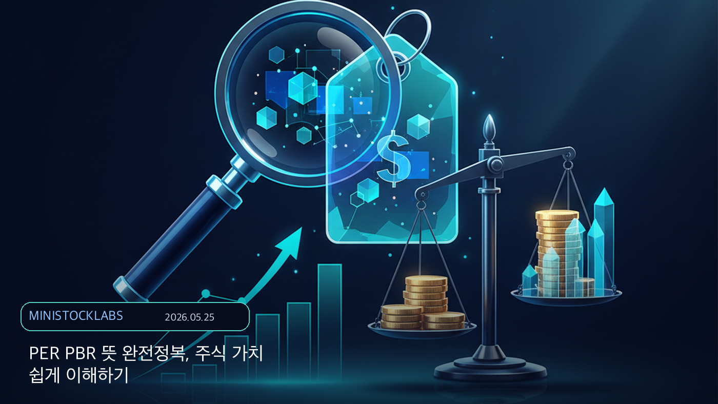 PER PBR 주가수익비율 - PER PBR 주식 가치평가 대표 이미지