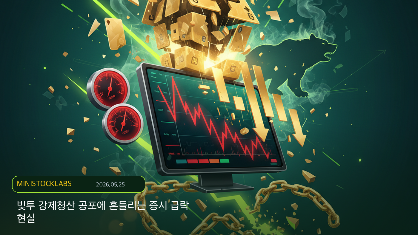 빚투 강제청산 공포에 흔들리는 증시 급락 현실