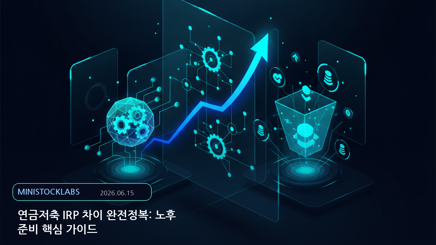 연금저축 IRP 차이 완전정복: 노후 준비 핵심 가이드